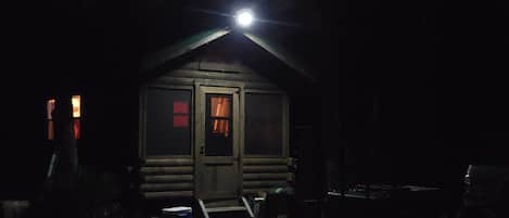 front of cabin solar light for safety