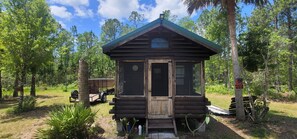 front of cabin