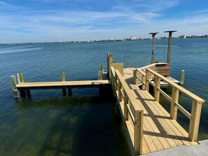 The Best Fishing in Boca Ciega Bay right off the dock.