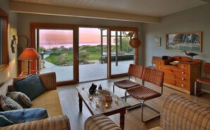 Sun room facing the ocean