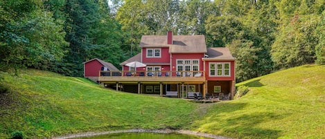 Bring your fishing poles and enjoy the catch and release pond. 13 private acres.