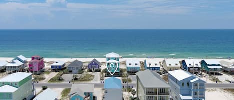 Peek-a-boo Gulf views in West Beach Gulf Shores