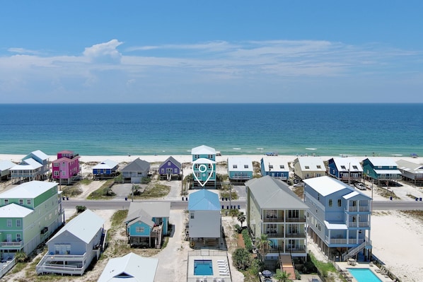 Peek-a-boo Gulf views in West Beach Gulf Shores