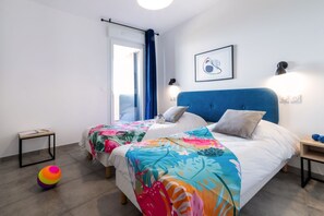 The second bedroom may feature a bunk bed or 2 single beds. 