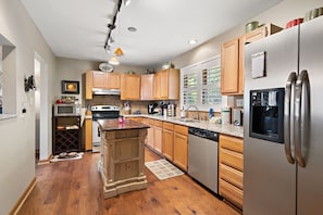 Kitchen with Stainless Steel Appliances