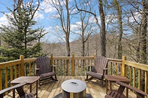 Take in the Mountain Views from the Back Deck