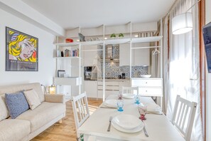 Living and dining room