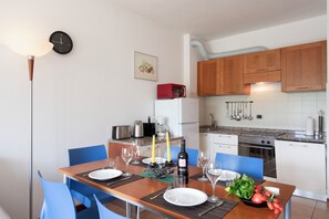 Kitchen and dining area