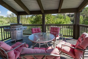 Covered Deck with BBQ Grill