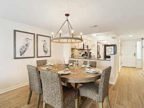 Dining Room at 410 Captains Walk