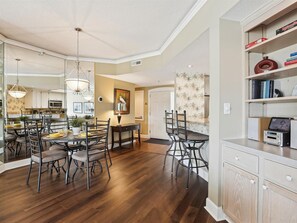 Dining Area and Kitchen at 2515 Windsor II