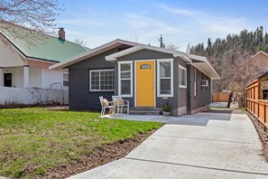 Front of home and Tubbs Hill in the background