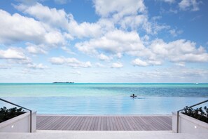 Vue sur la plage/l’océan