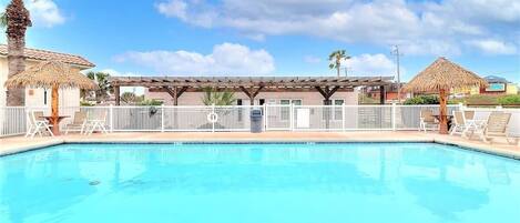 Take a dip in the well maintained community pool!
