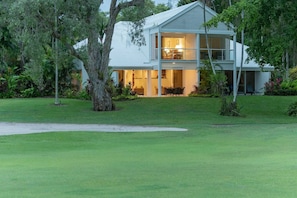 Enjoy having a golf course in your backyard. There's plenty of greenery for the kids to play.