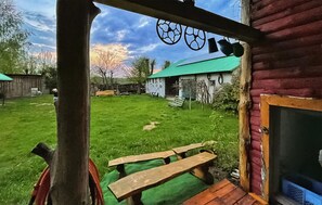 outside