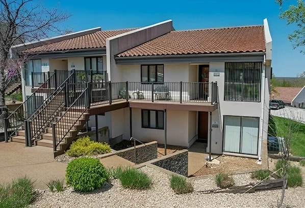 Front of condo