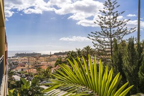 Blick vom Balkon