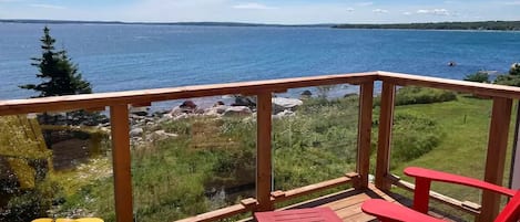 Take in the incredible views from your large private deck