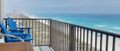 Balcony view toward Navarre Pier