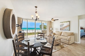 Gulf View Living Room with Sleeper Sofa