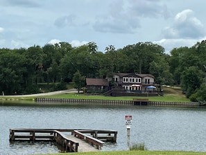 View of property from other side of Lake Kickapoo.