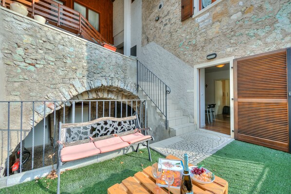 The terrace for relaxing moments
