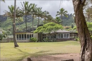 View of the house from the beach