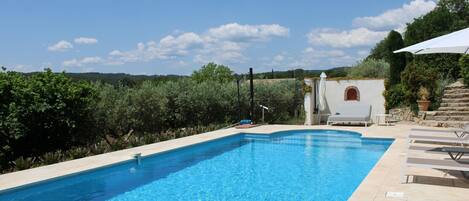 Piscine maison de vacances