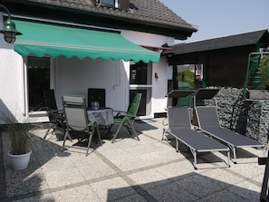 die Terrasse zum Ausspannen