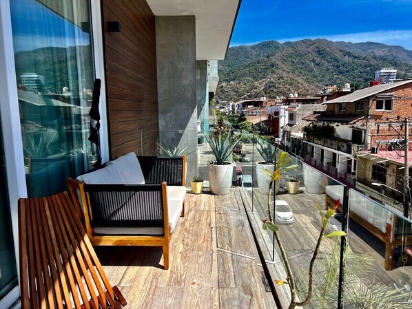 Balcony.