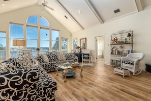 Living Room Dauphin Island Vacation Rental