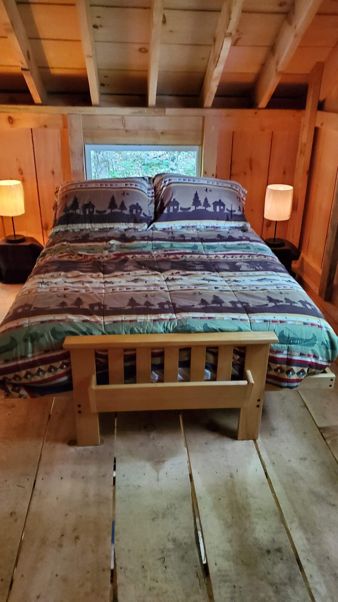 Private cabin on water nestled in foothills of scenic Mt. Cardigan