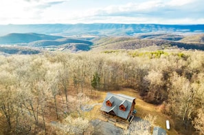 Bear Mountain Retreat is nestled on the side of the Blue Ridge Mountains 