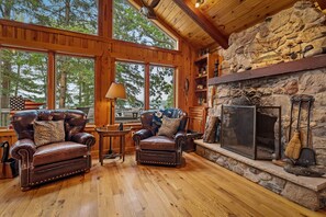 Lake View Living room reading chairs