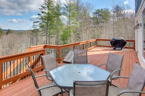 Private Deck | Grill | Mountain Views | Fire Pit