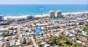 Aerial View showing the Home's Proximity to the Nearest Public Beach Access