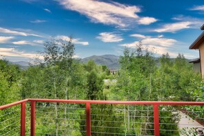 Deck with View of Mt Werner & The Ski Area