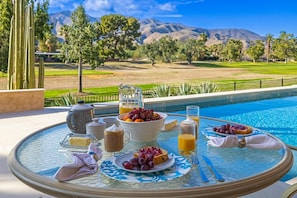 Breakfast and Mimosas for two pool side