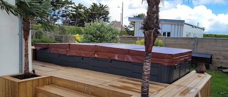 Terrasse avec Spa de nage