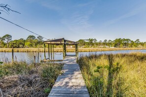 Our waterfront home offers breathtaking views and easy access to all your favorite water activities.