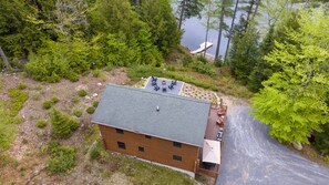 Our property has a private dock and over 200 feet of lake frontage!