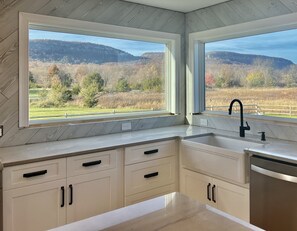 kitchen mountain views