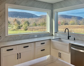 kitchen mountain views