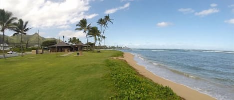 Hauula Beach Park 2 blocks away.