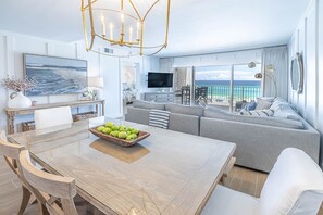 Dining to living room