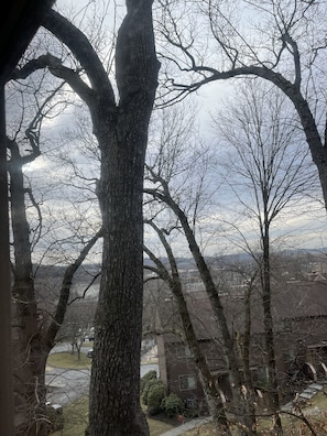 Blick von der Unterkunft
