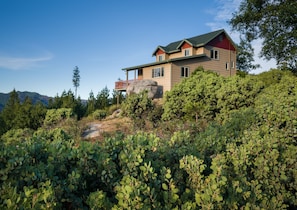 View of the house facing south west