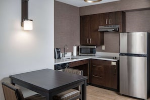 Dining and kitchen area
