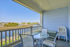 Take in amazing Views of the bay and the marsh.